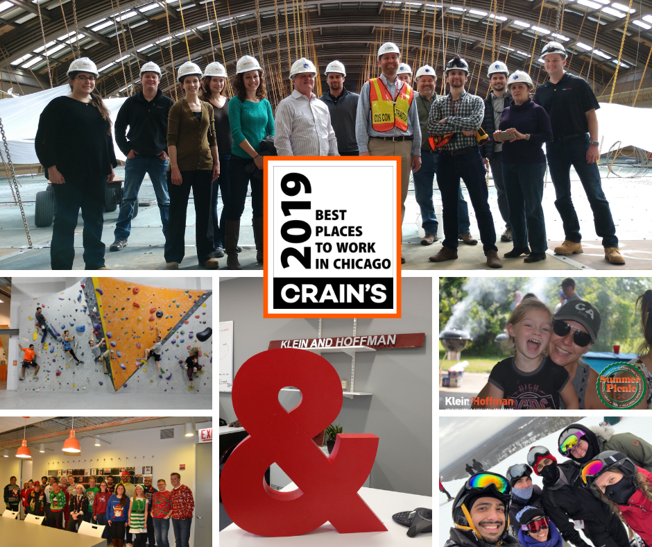 Crain’s Chicago Business Top 100 Best Places to Work! – Klein & Hoffman